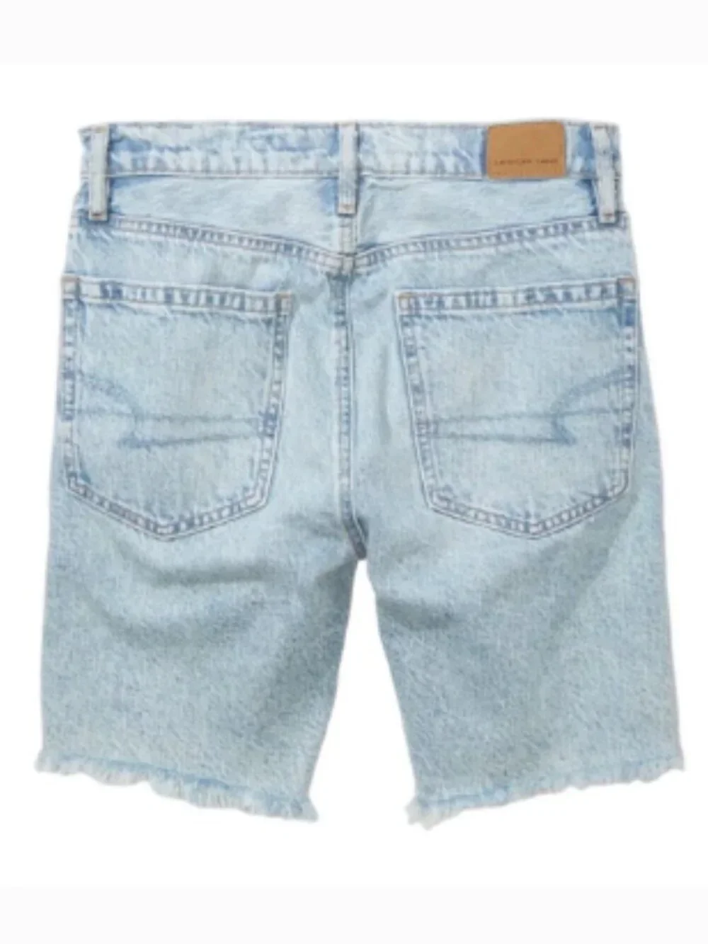 American Eagle Low Rise Denim Baggy Skater Shorts, Light Wash - Size 4